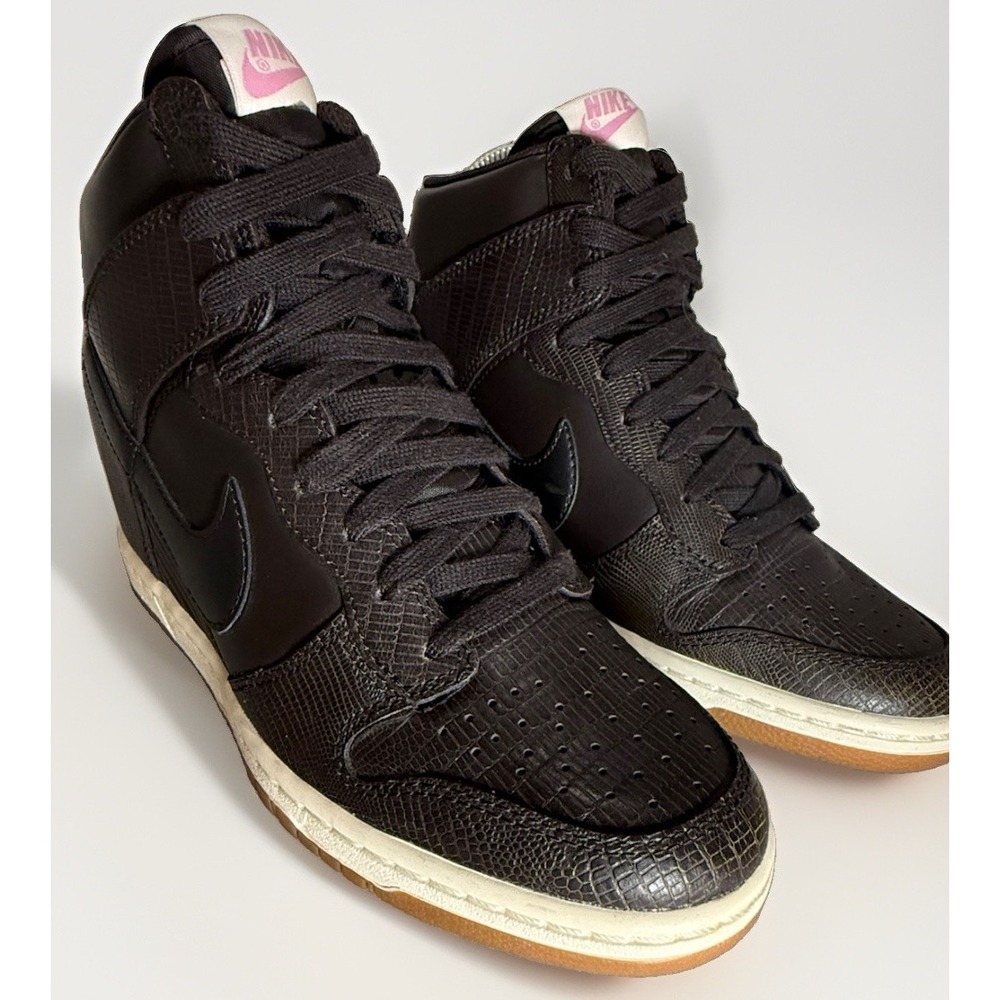 Women's Nike High Dunk Velvet Brown 528899-202 Size 7 ReleaseDate 2014 Amazing